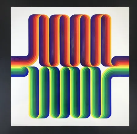 Serigrafía Le Parc - LA LONGUE MARCHE