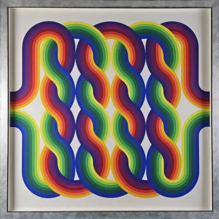 Litografía Le Parc - La Longue Marche. No 4