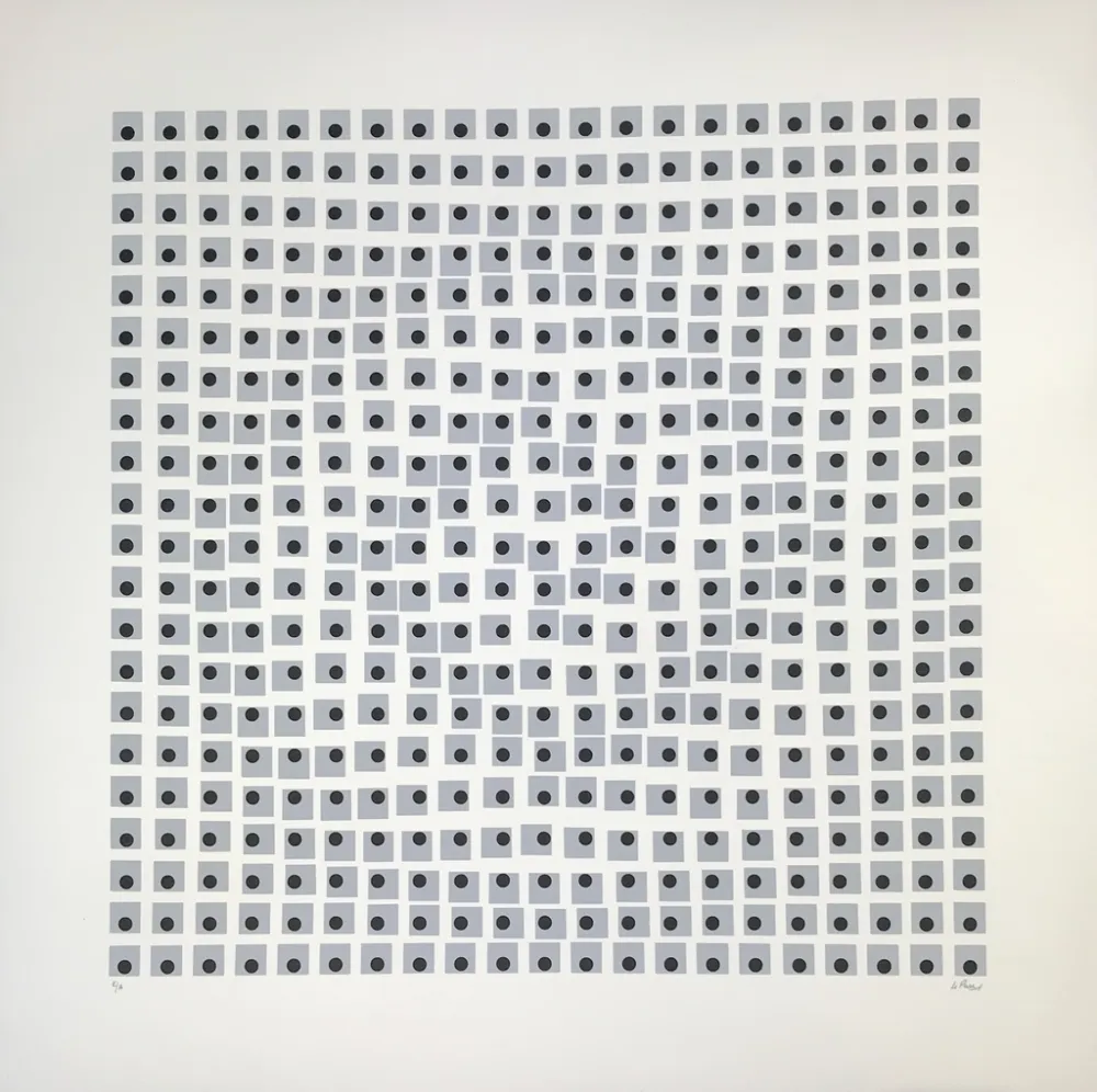 Serigrafía Le Parc - Untitled 