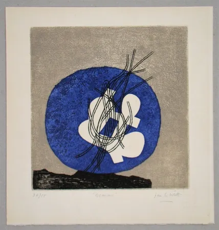 Aguafuerte Y Aguatinta Le Witt - Gemini