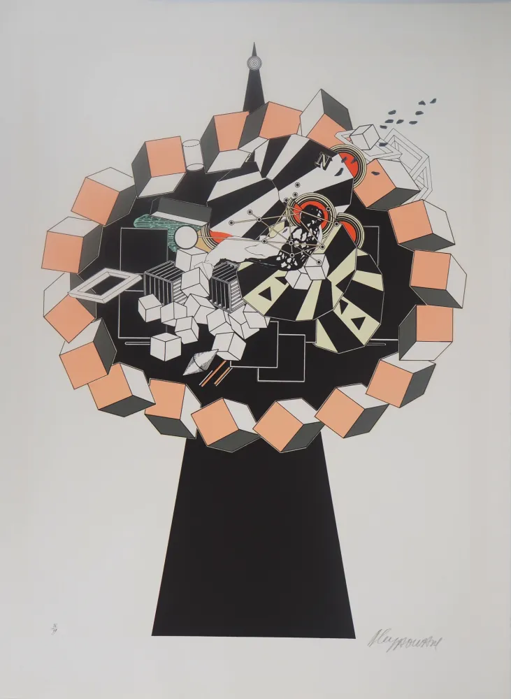 Litografía Le Yaouanc - Korkozégone