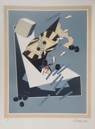 Litografía Le Yaouanc - Les ouvertures n'ont pas de domicile fixe