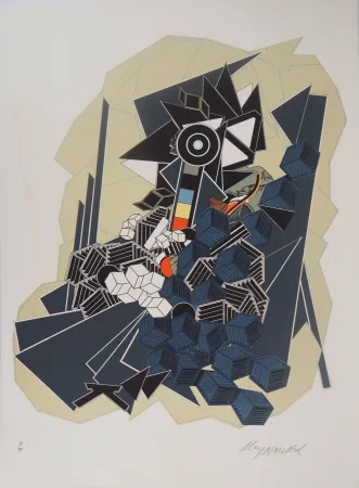 Litografía Le Yaouanc - Monutens