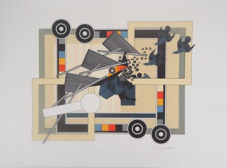 Litografía Le Yaouanc - Tandem