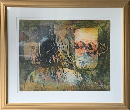 Grabado Lebadang - Abstract Forrest