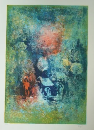 Litografía Lebadang - Personnage