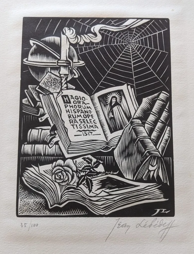 Grabado En Madera Lébédeff  - Nature Morte