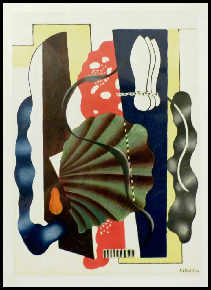 Litografía Léger (After) - COMPOSITION AU COQUILLAGE