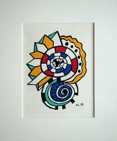Litografía Léger (After) - Escargot, 1953