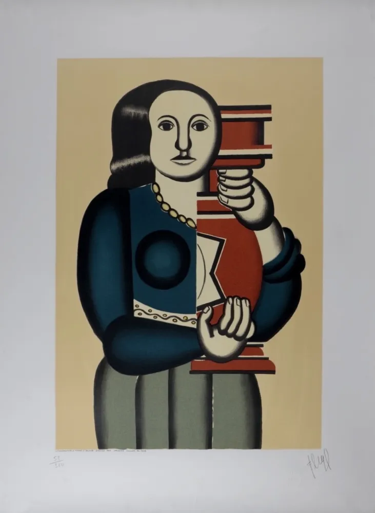 Litografía Léger (After) - Femme à la Cruche, c.1950