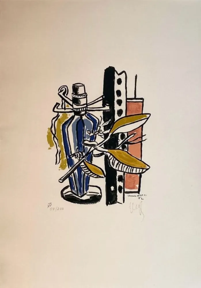 Litografía Leger - Album de 10 sérigraphies