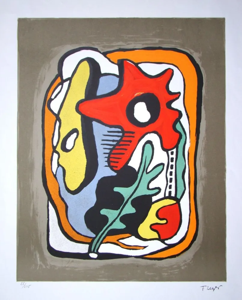 Litografía Leger - Composition