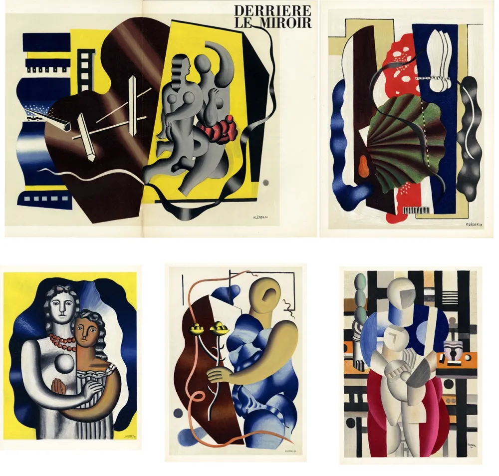 Libro Ilustrado Leger - DERRIÈRE LE MIROIR N° 79-80-81. FERNAND LÉGER. Octobre 1955