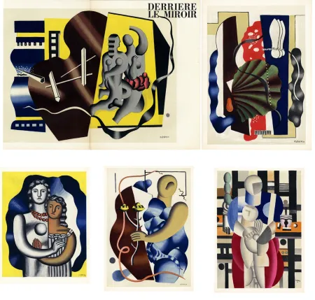 Libro Ilustrado Leger - DERRIÈRE LE MIROIR N° 79-80-81. FERNAND LÉGER. Octobre 1955