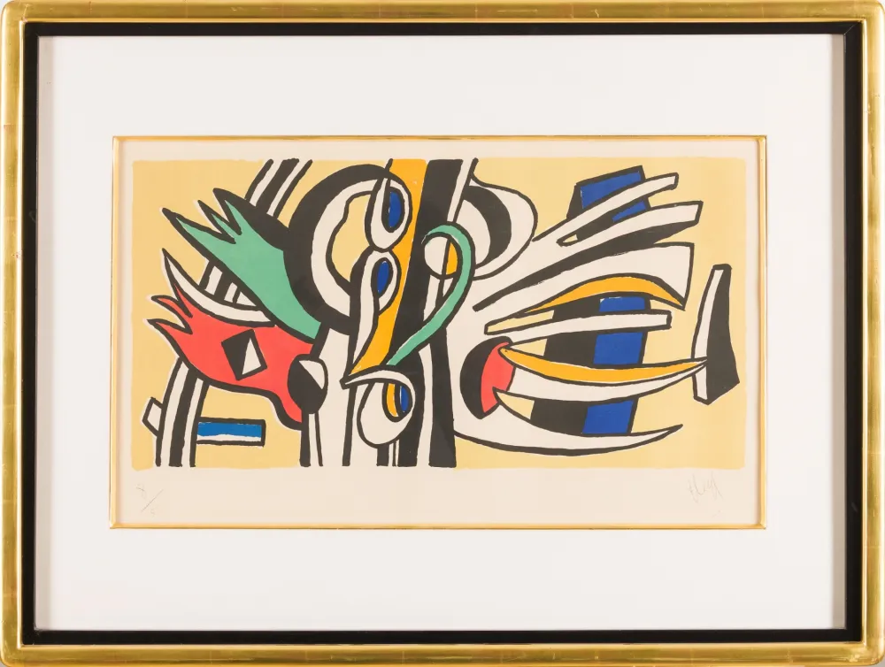 Litografía Leger - Fernand Léger (1881–1955) - Composition murale - Lithograph on paper - 1951