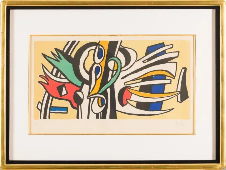 Litografía Leger - Fernand Léger (1881–1955) - Composition murale - Lithograph on paper - 1951