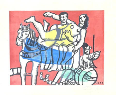 Litografía Leger - Fernand Léger(1881–1955) - The parade - Lithograph on paper - 1953