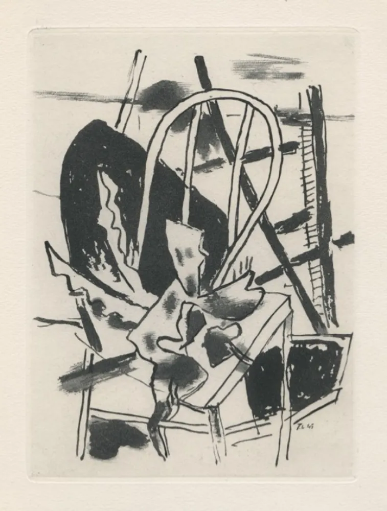 Aguatinta Leger - La chaise