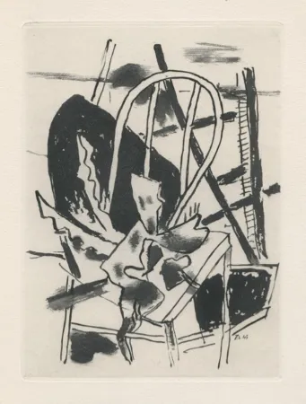 Aguatinta Leger - La chaise
