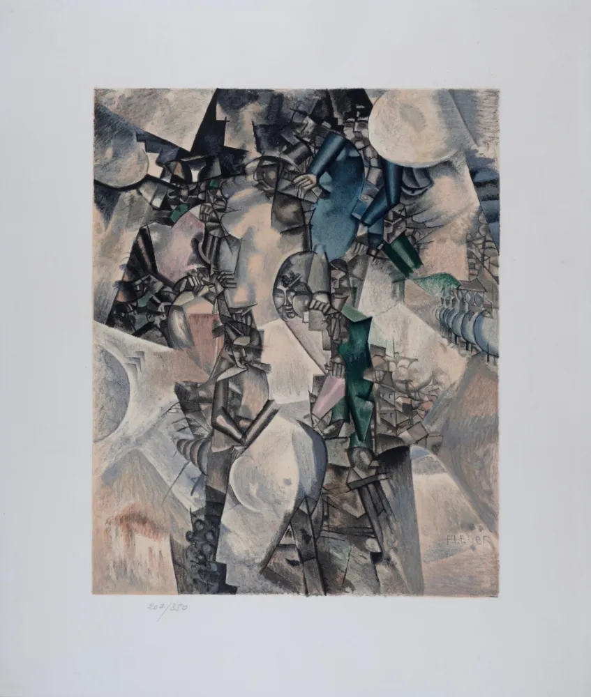 Litografía Leger - La Noce