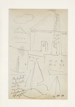 Sin Técnico Leger - Le pont transbordeur de Marseille, 1940. 