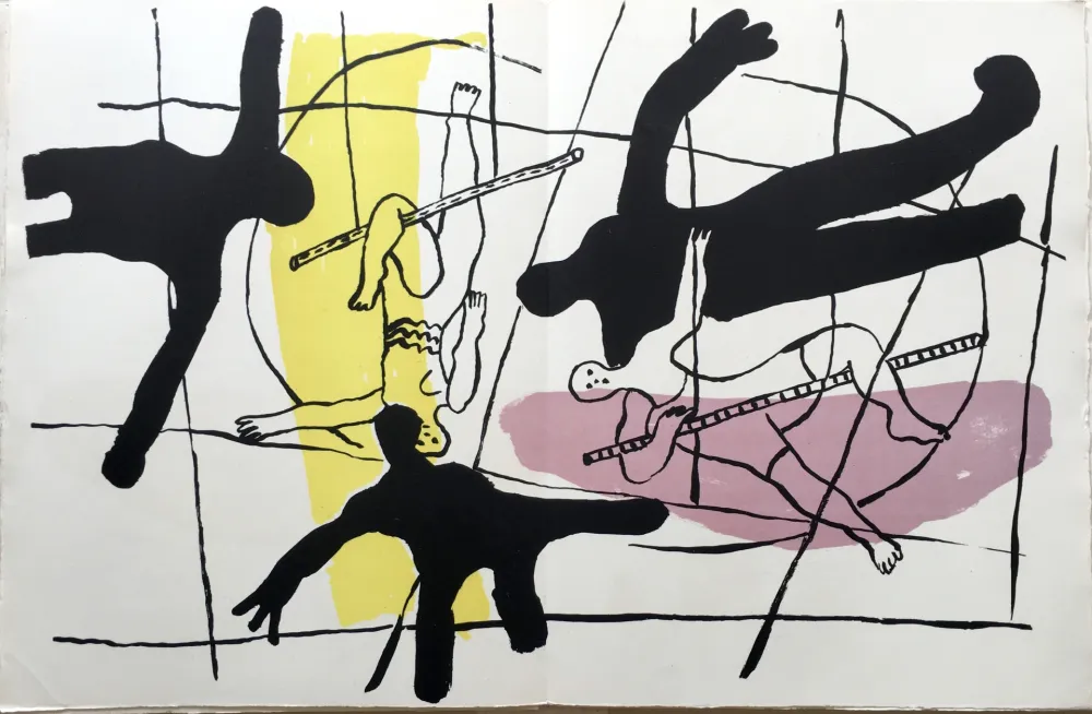 Litografía Leger - LES ACROBATES