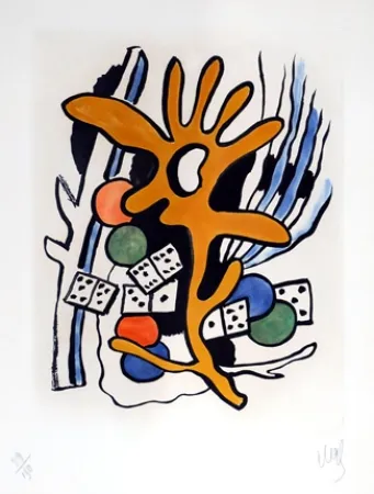 Aguafuerte Y Aguatinta Leger - Les Dominos