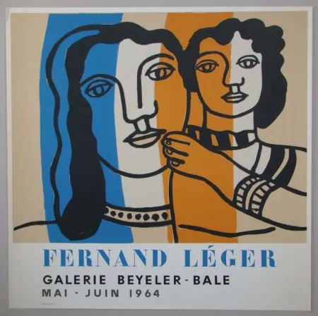 Litografía Leger - Mère et enfant