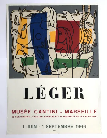 Cartel Leger - Musée Cantini / Marseille