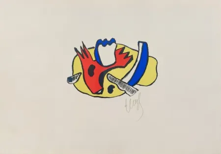 Litografía Leger - Nature morte 
