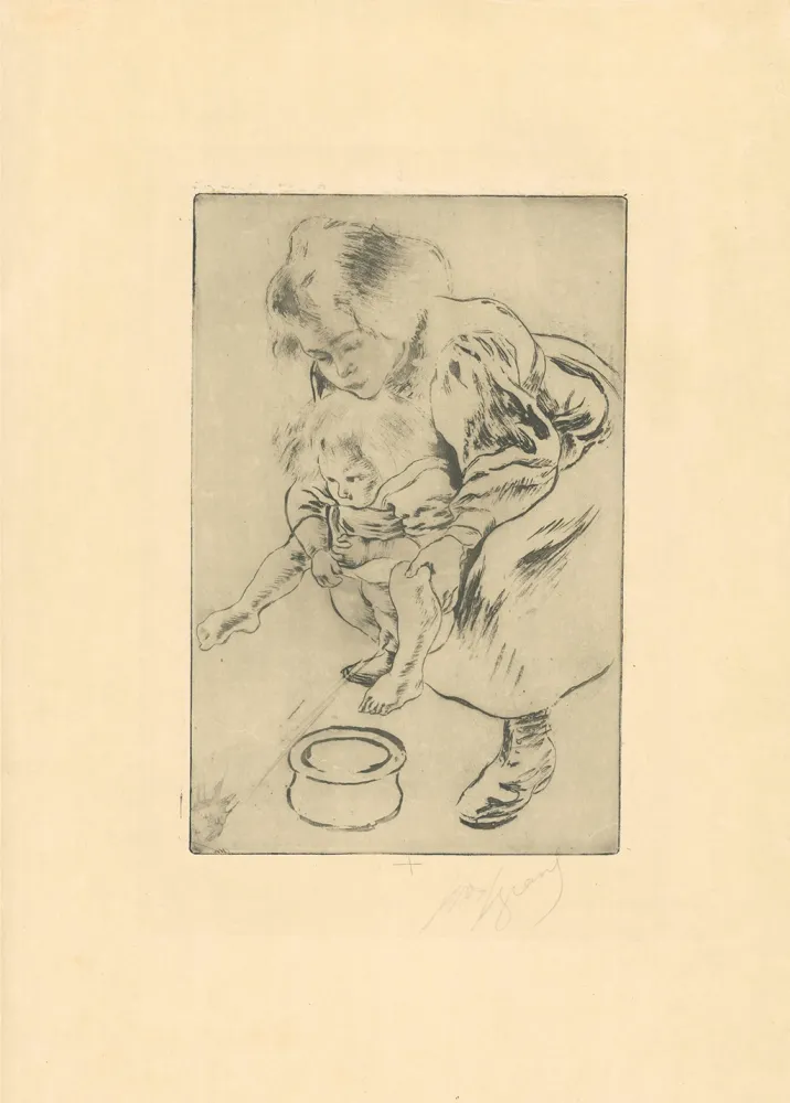 Aguafuerte Y Aguatinta Legrand - La grande sœur / The Big Sister