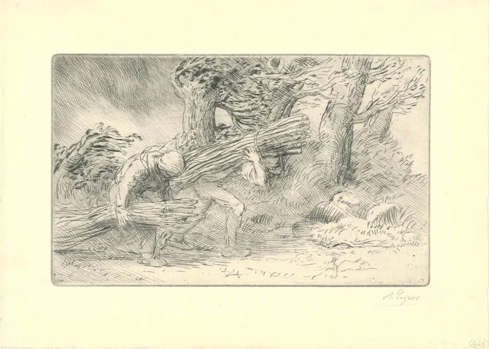 Punta Seca Legros - Les fagottiers