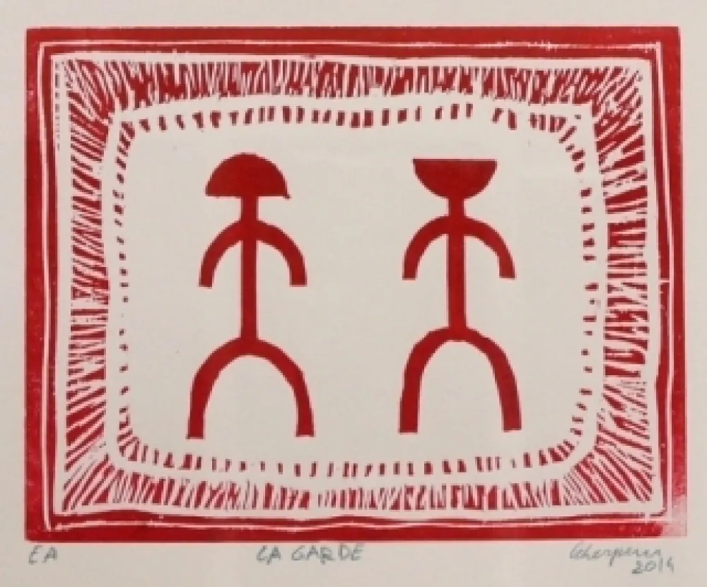 Grabado En Madera Leherpeur - La Garde