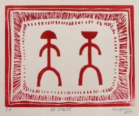 Grabado En Madera Leherpeur - La Garde