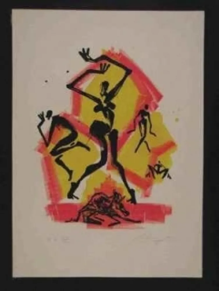 Litografía Leiberg - Sans titre