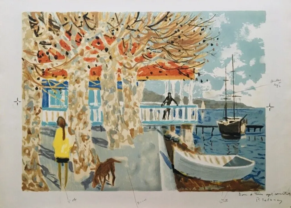 Litografía Lelong - Untitled