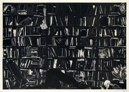 Litografía Leng - Blossom on touch