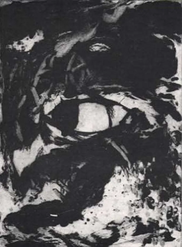 Grabado León - Luz de luna III