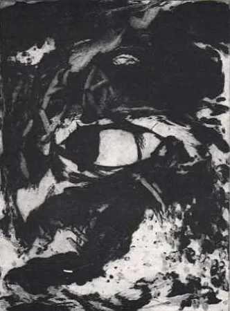 Grabado León - Luz de luna III