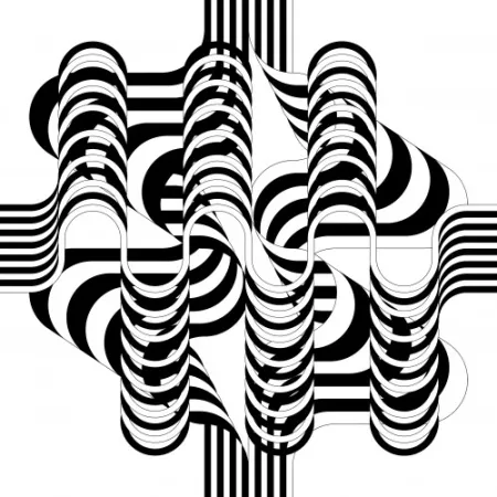 Litografía Leparc - Larga marcha, 4 bifurcaciones, 7