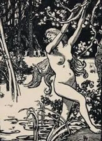 Grabado En Madera Lepere - Susanna et les vieillards