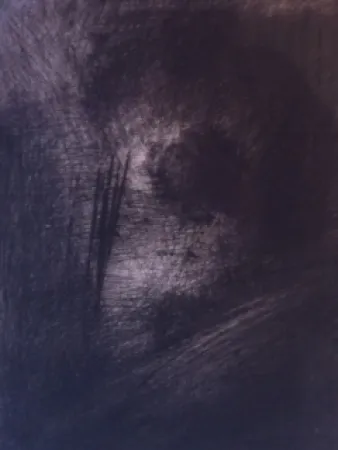 Grabado Leroy  - En Hauteur sur un lit sombre en diagonale