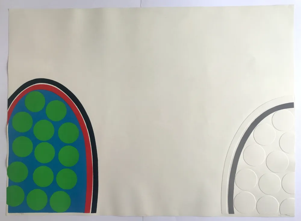 Serigrafía Levee -  Sans titre (Cactées)