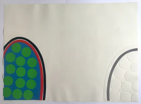 Serigrafía Levee -  Sans titre (Cactées)