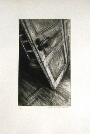 Aguafuerte Levy - Intérieur III