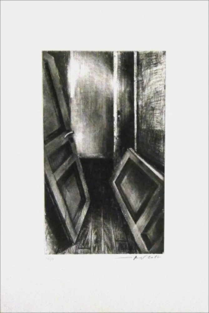 Aguafuerte Levy - Intérieur IV