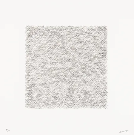 Litografía Lewitt - Lines of One Inch in Four Directions and All Combinations 05 (70128)