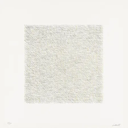 Litografía Lewitt - Lines of One Inch in Four Directions and All Combinations 14 (70126)