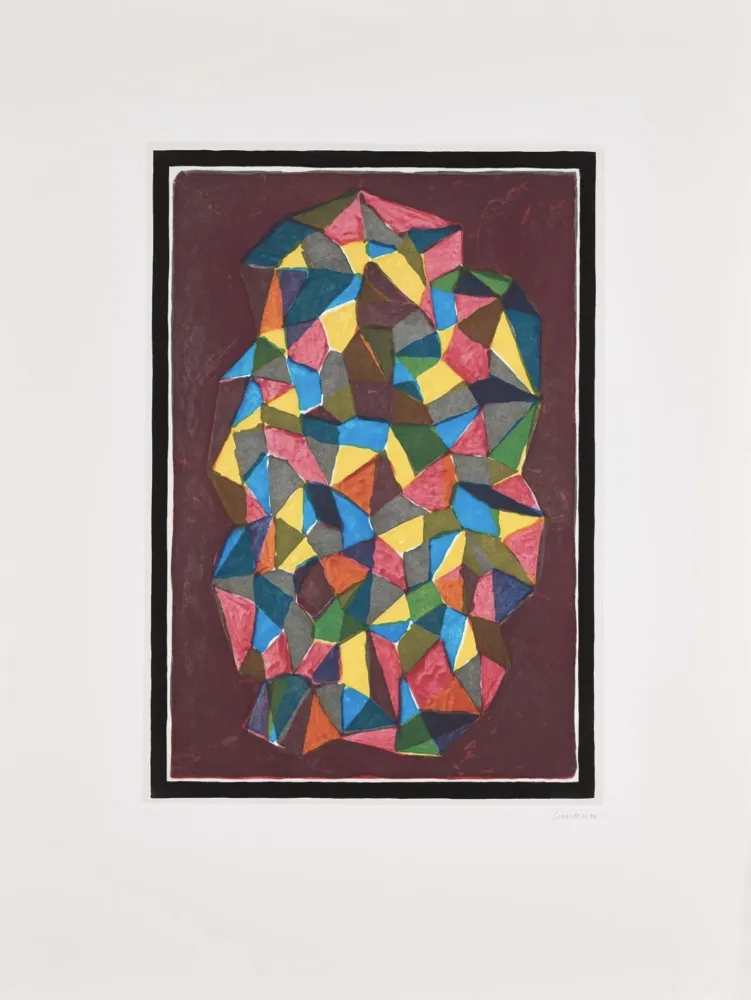 Aguafuerte Y Aguatinta Lewitt - Plate #1 (from Complex Forms)