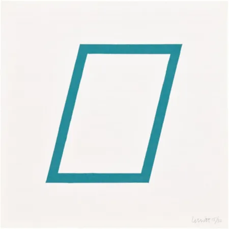 Serigrafía Lewitt - Plate 15 (from Five Geometric Figures in Five Colors)